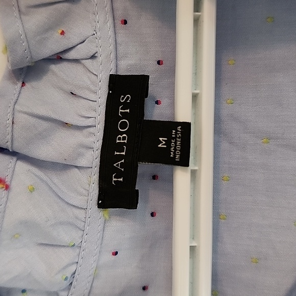 Talbot's light blue multi color ladies tank top medium large - Picture 3 of 6